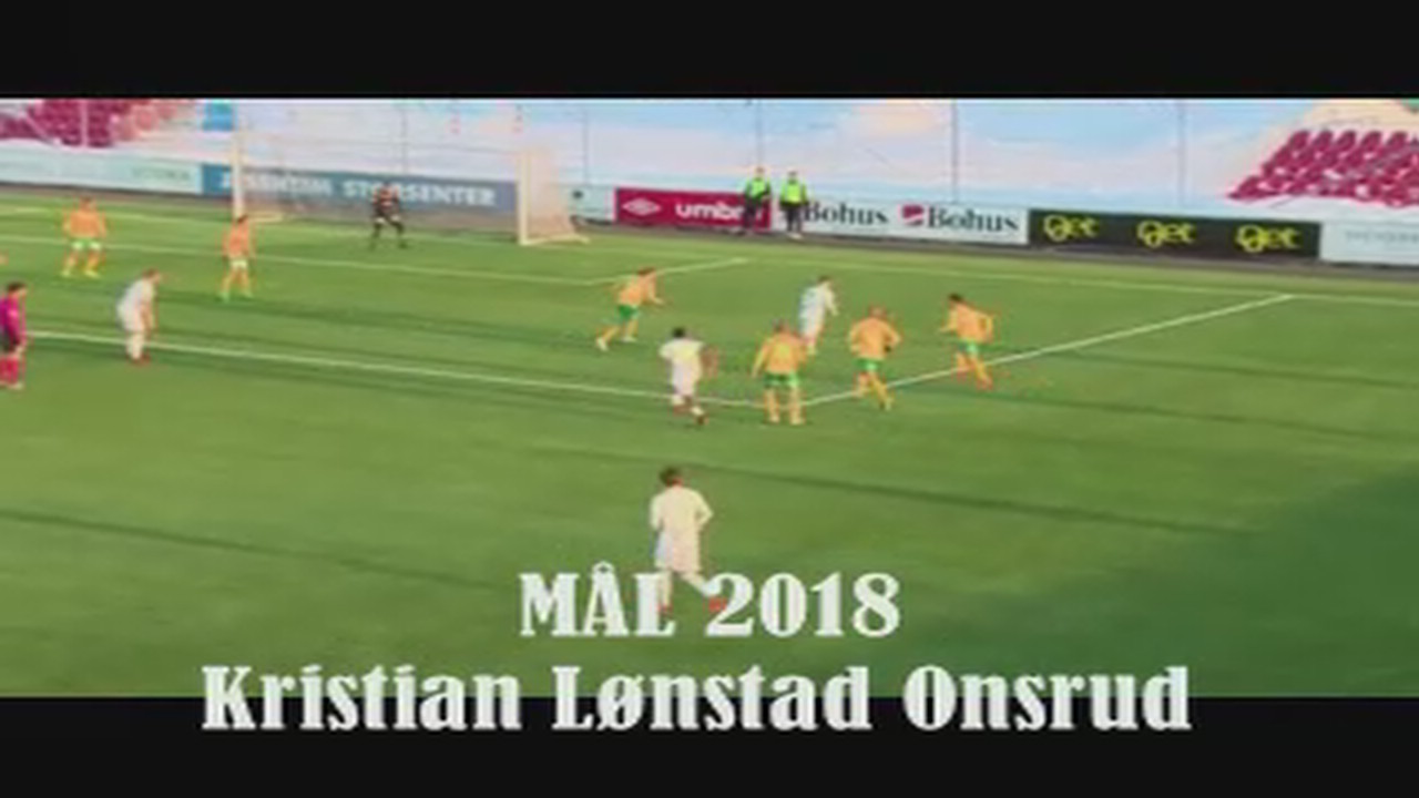 Alle målene til Lønstad Onsrud 2018
